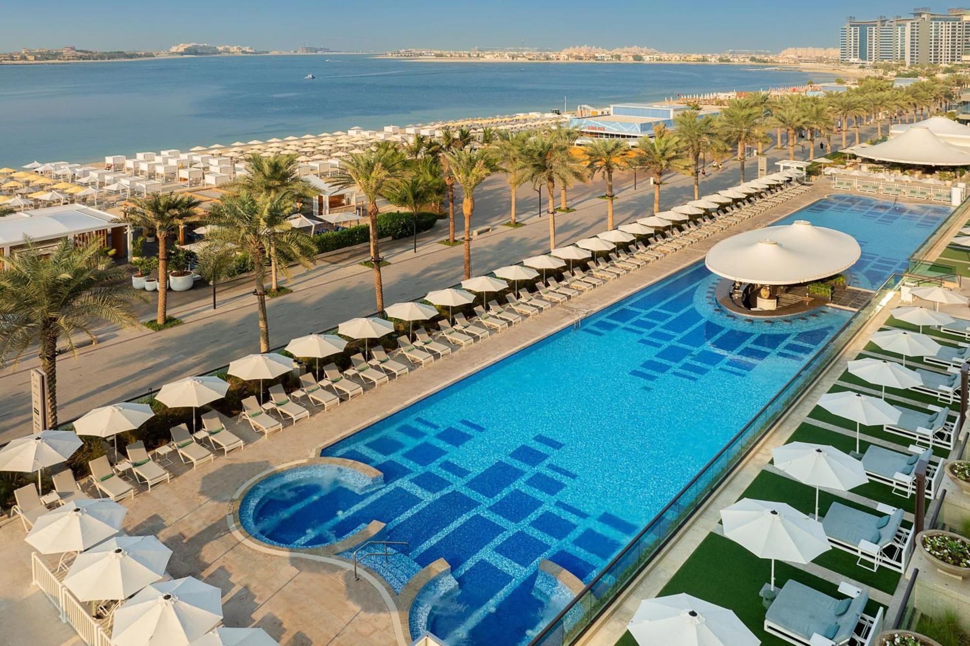 Marriott Resort Palm Jumeirah, ドバイ エクステリア 写真 The Palm Beach Pool