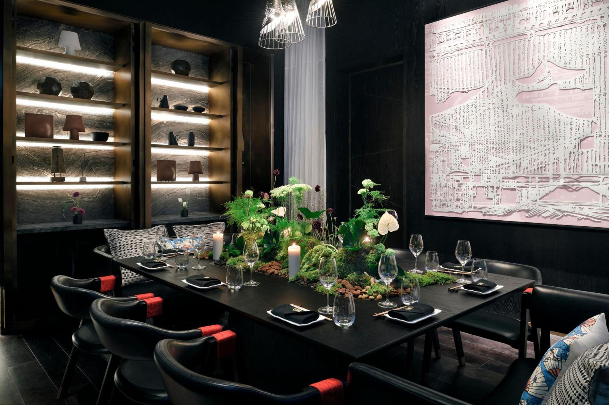 Marriott Resort Palm Jumeirah, ドバイ エクステリア 写真 Private dining room at the restaurant