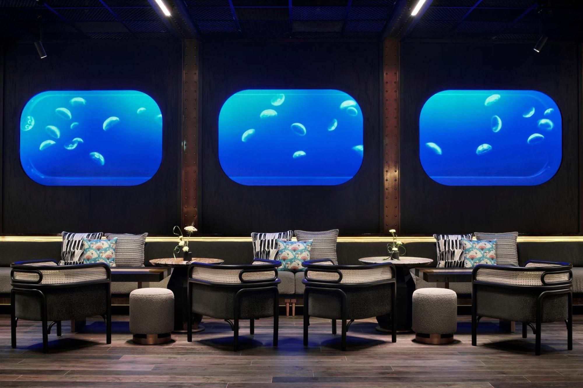 Marriott Resort Palm Jumeirah, ドバイ エクステリア 写真 The interior of the restaurant