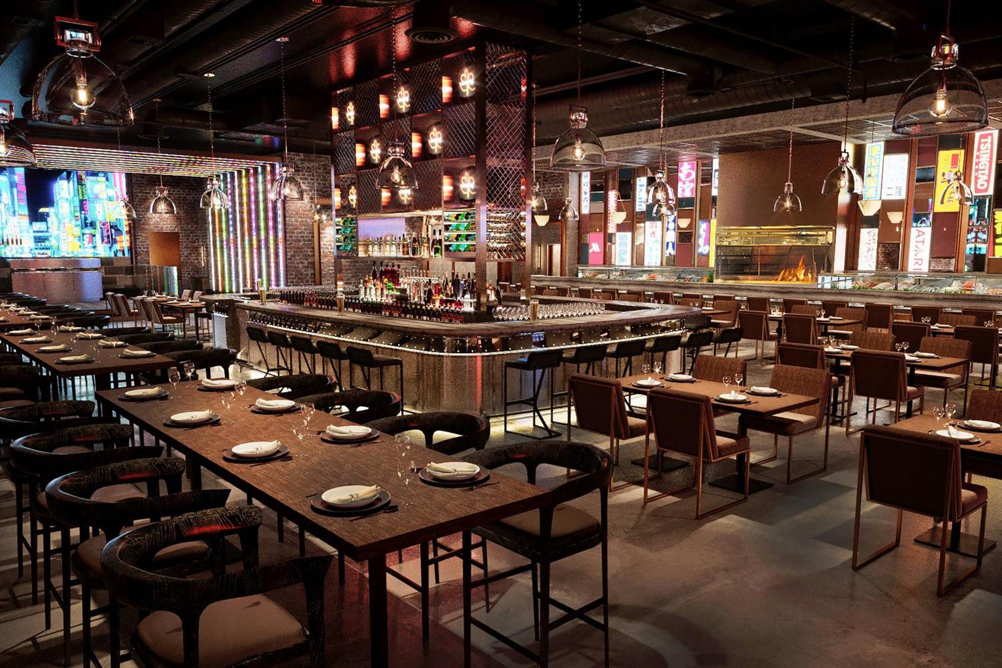 Marriott Resort Palm Jumeirah, ドバイ エクステリア 写真 Interior of a restaurant in Hong Kong